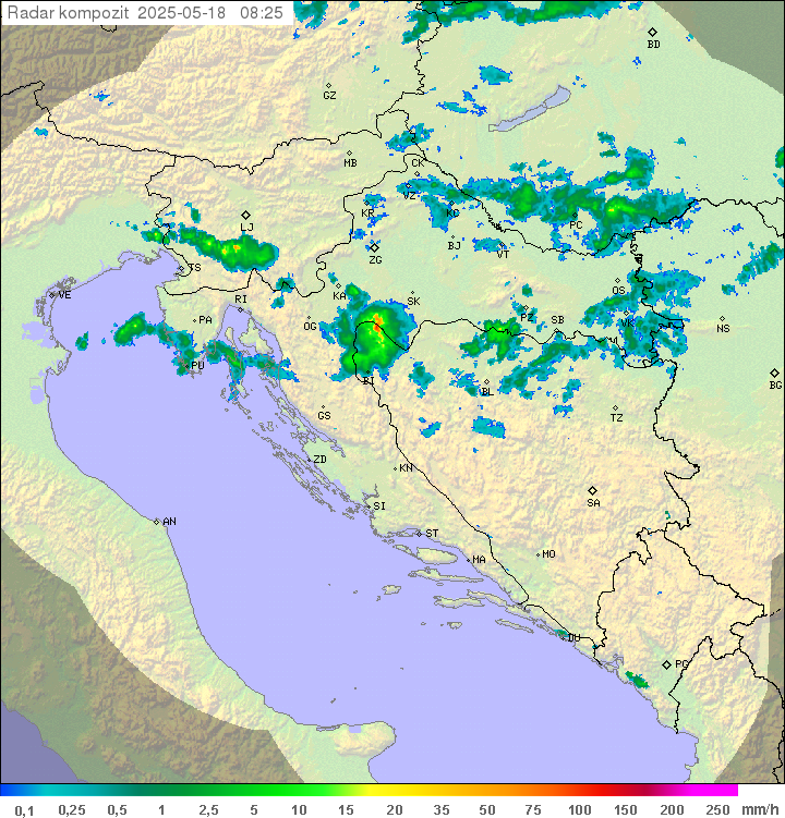 Padavine Hrvaška