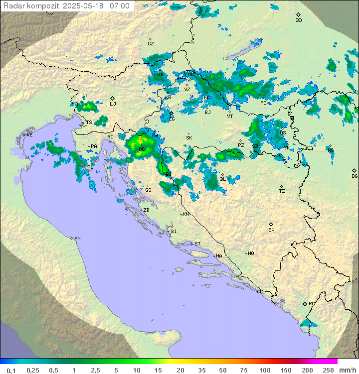 Padavine Hrvaška
