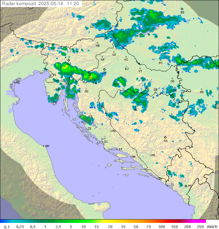 Padavine Hrvaška