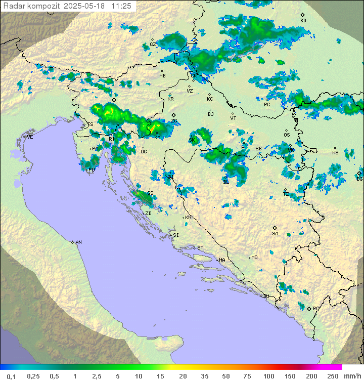 Padavine Hrvaška