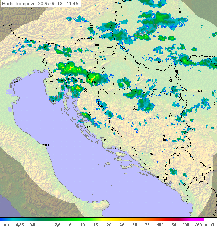 Padavine Hrvaška