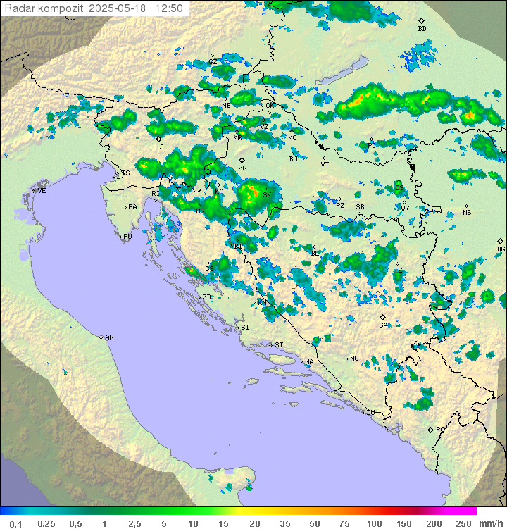 Padavine Hrvaška