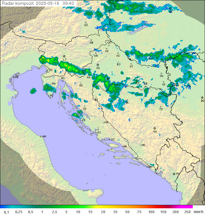 Padavine Hrvaška