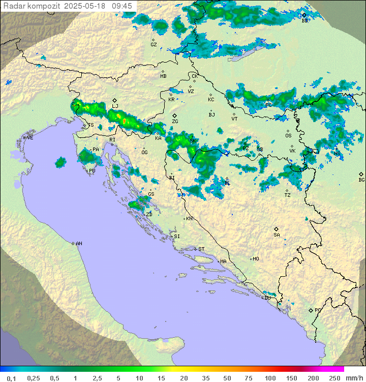 Padavine Hrvaška