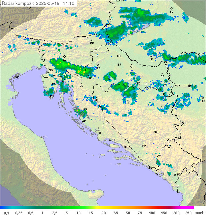 Padavine Hrvaška