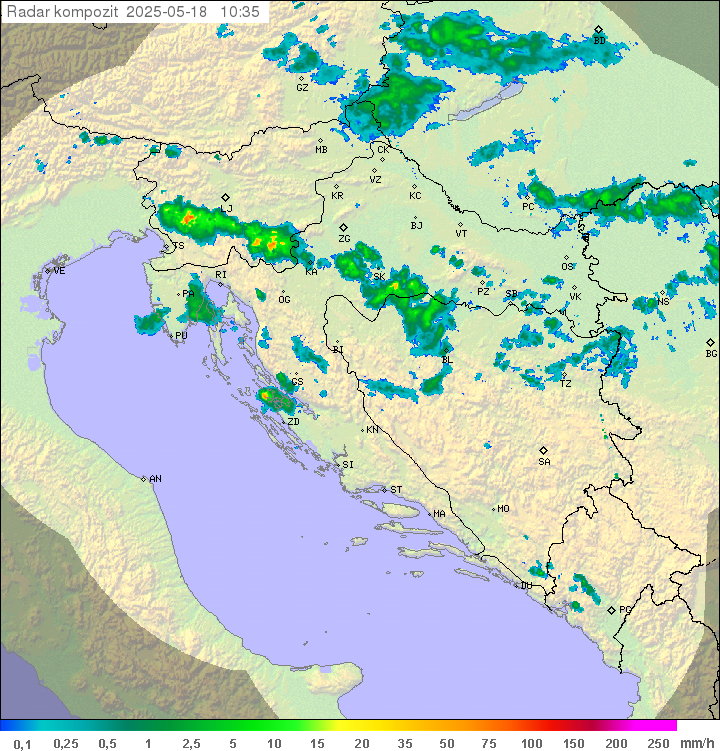 Padavine Hrvaška