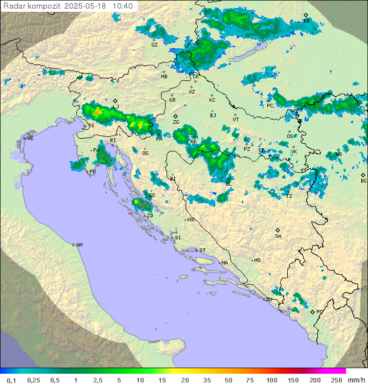 Padavine Hrvaška