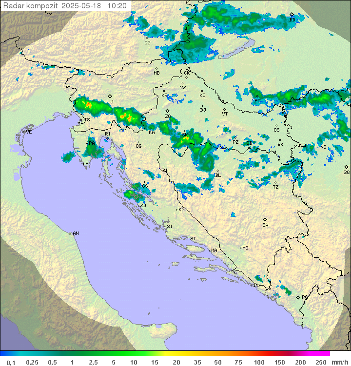 Padavine Hrvaška