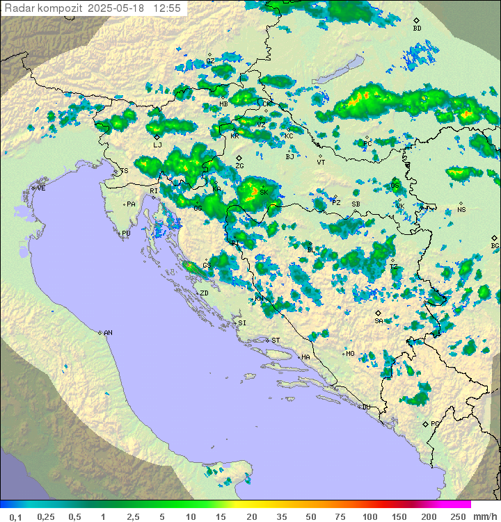 Padavine Hrvaška