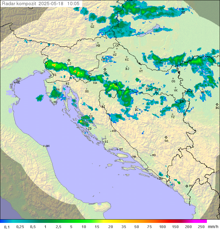 Padavine Hrvaška