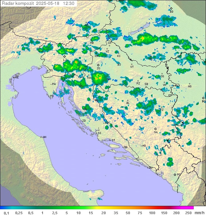 Padavine Hrvaška