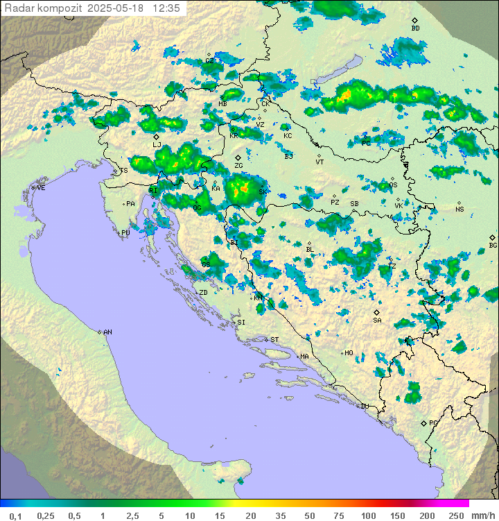 Padavine Hrvaška