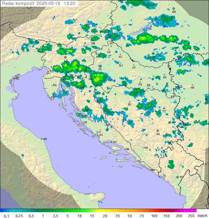 Padavine Hrvaška
