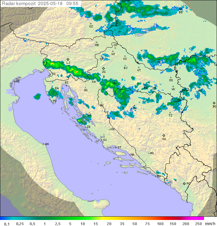 Padavine Hrvaška