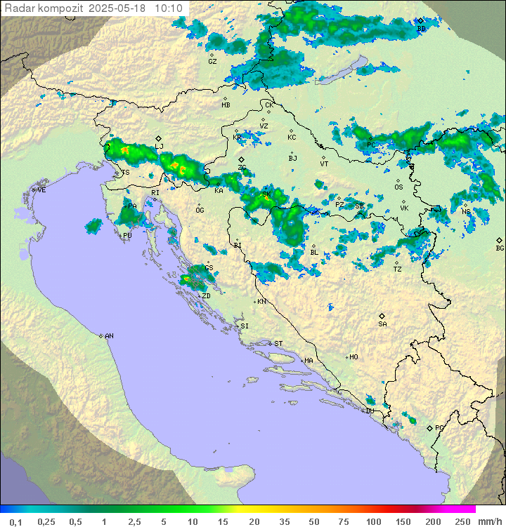 Padavine Hrvaška