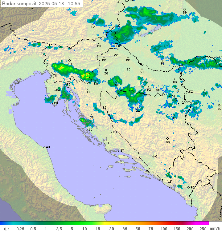 Padavine Hrvaška