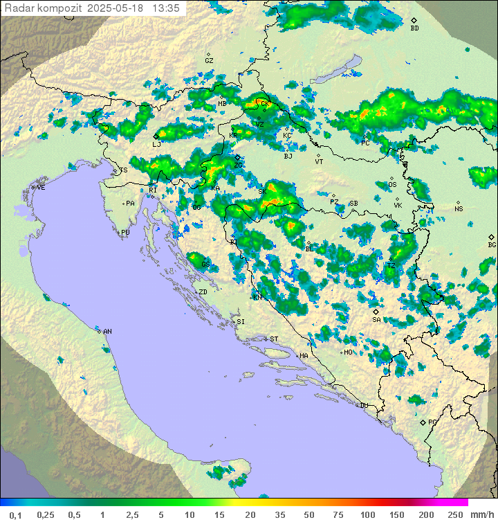 Padavine Hrvaška