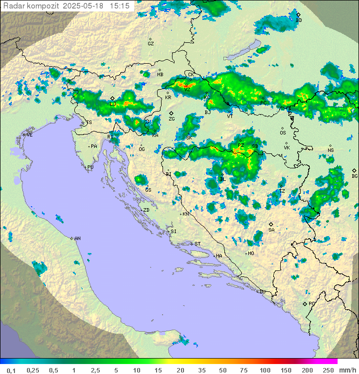 Padavine Hrvaška
