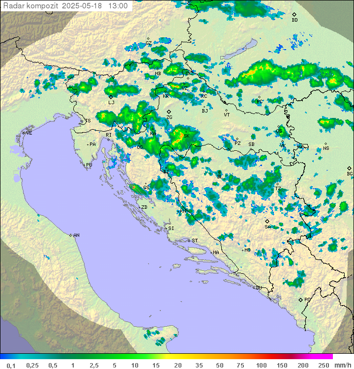 Padavine Hrvaška