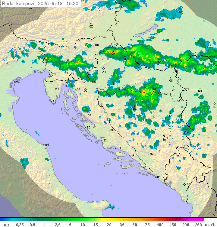 Padavine Hrvaška