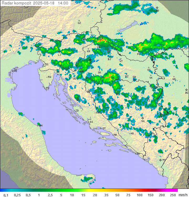 Padavine Hrvaška