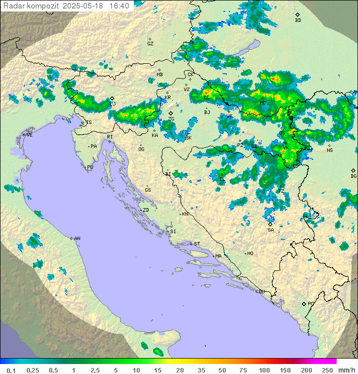 Padavine Hrvaška