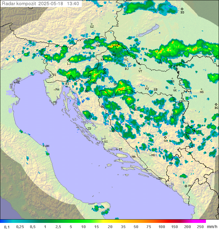 Padavine Hrvaška