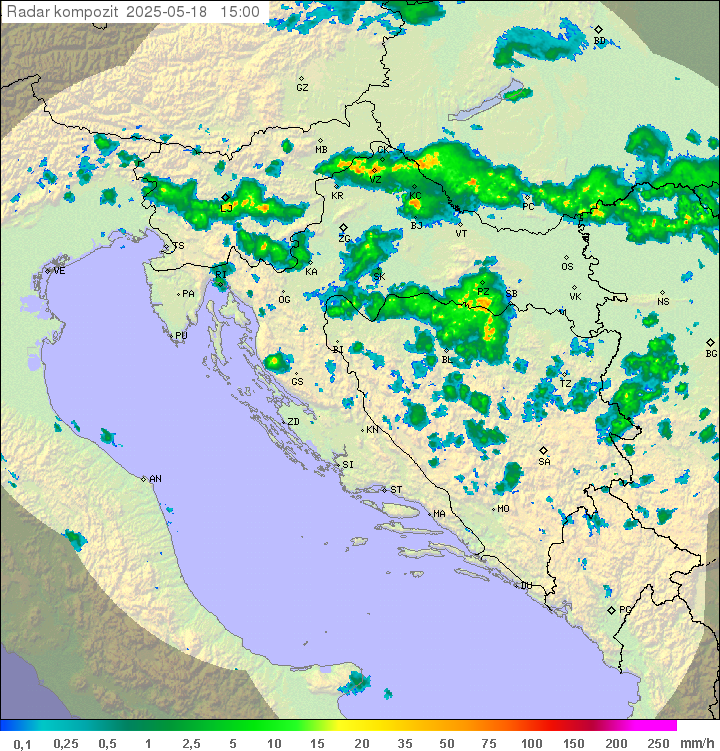 Padavine Hrvaška