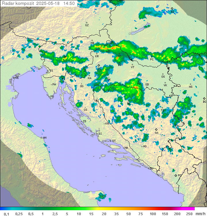 Padavine Hrvaška