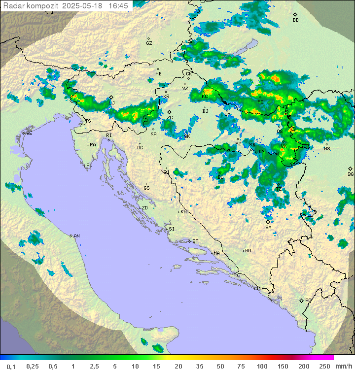 Padavine Hrvaška