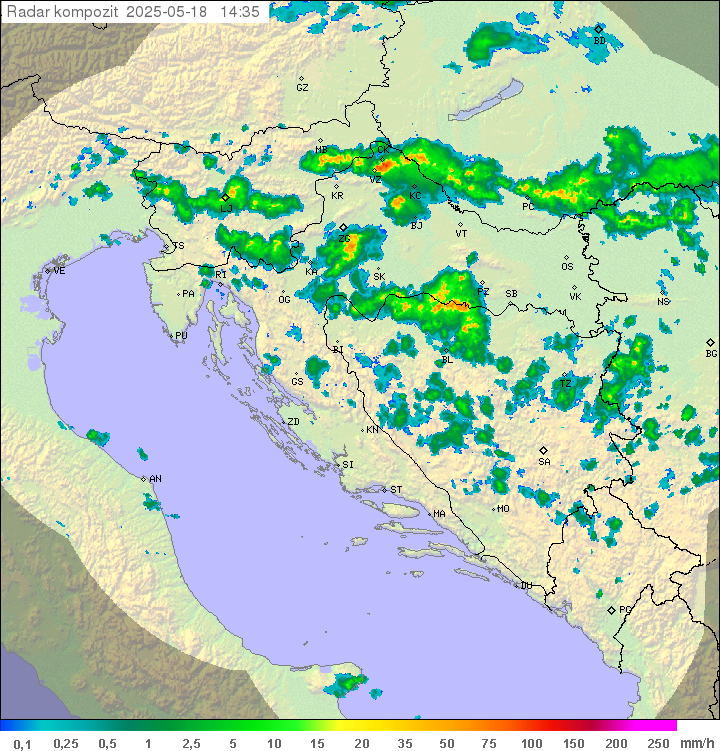 Padavine Hrvaška