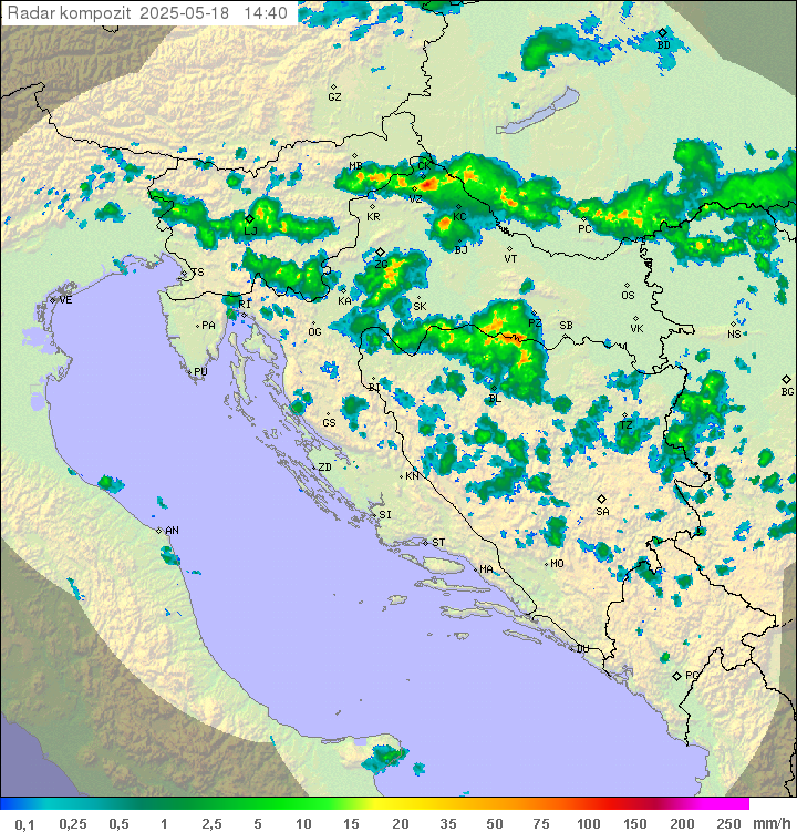 Padavine Hrvaška