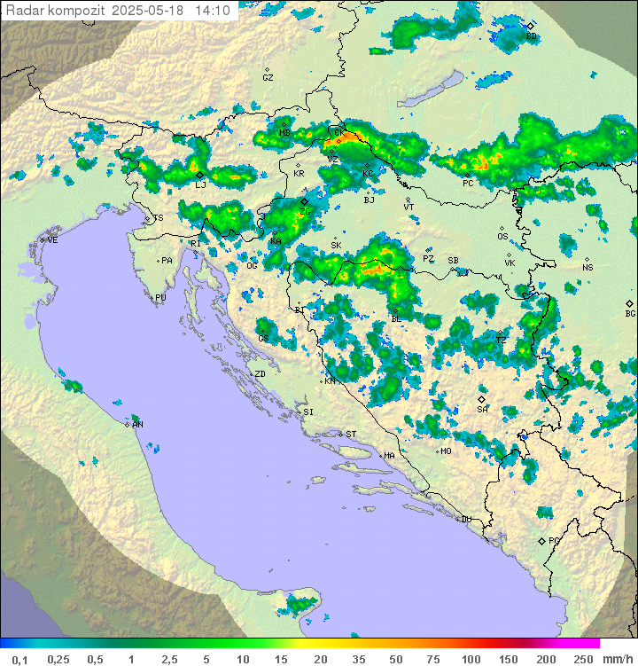 Padavine Hrvaška