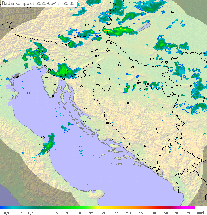 Padavine Hrvaška