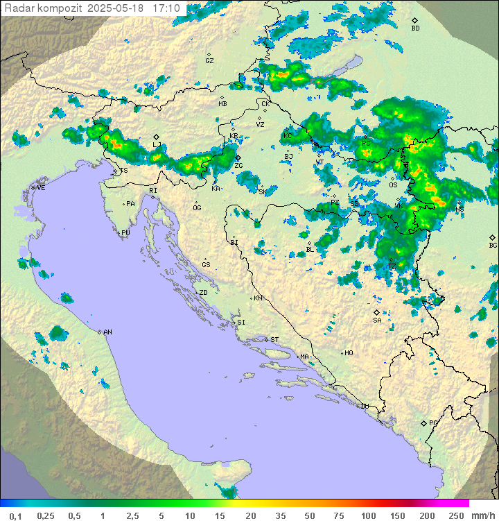 Padavine Hrvaška