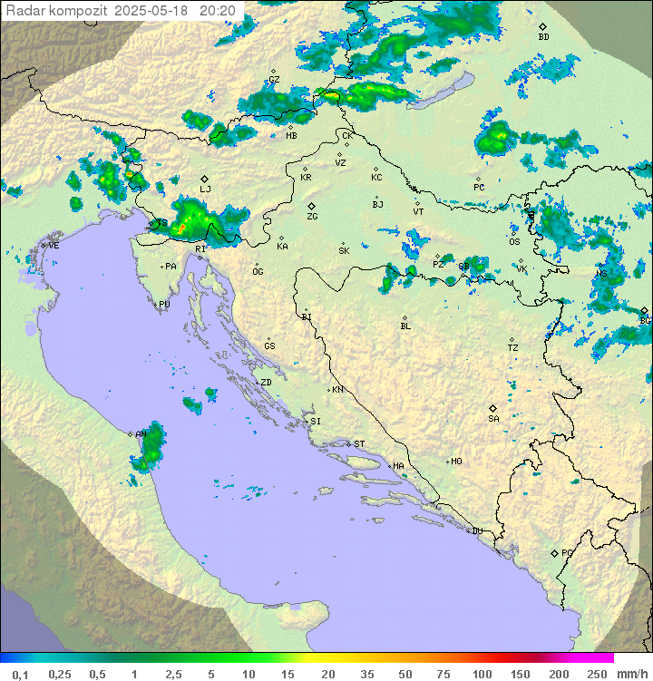 Padavine Hrvaška