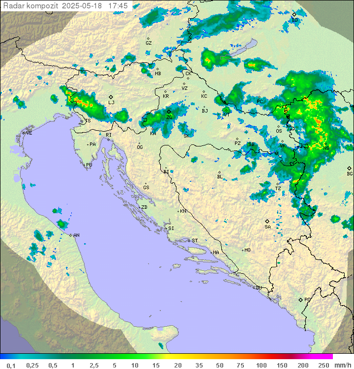 Padavine Hrvaška