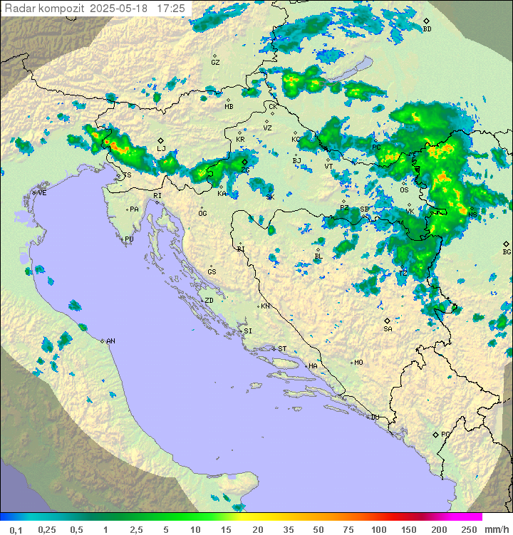 Padavine Hrvaška
