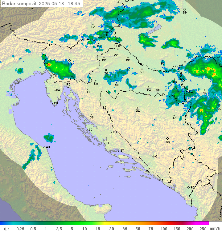 Padavine Hrvaška