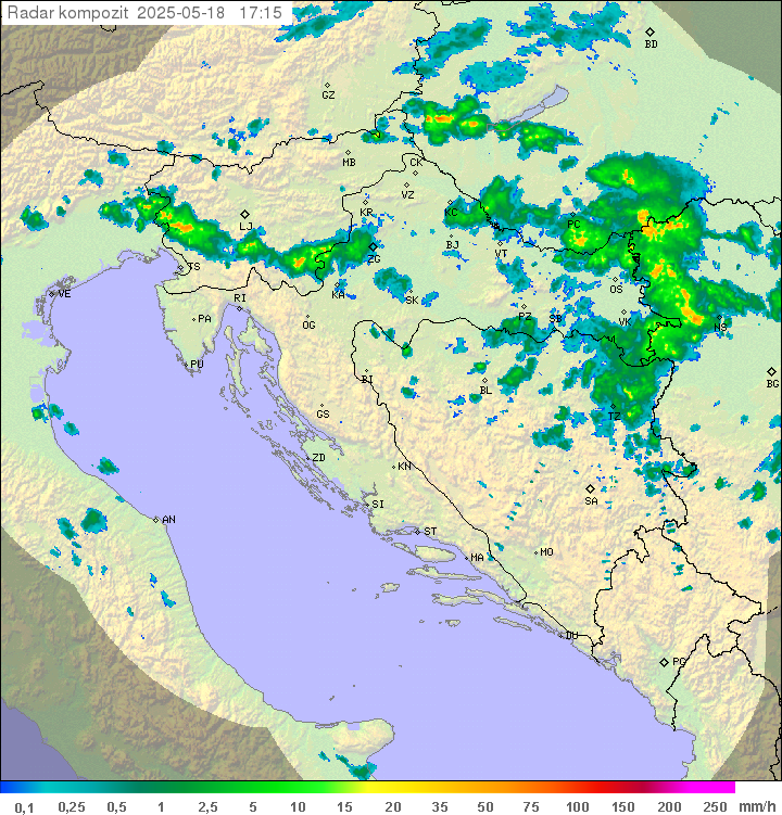 Padavine Hrvaška