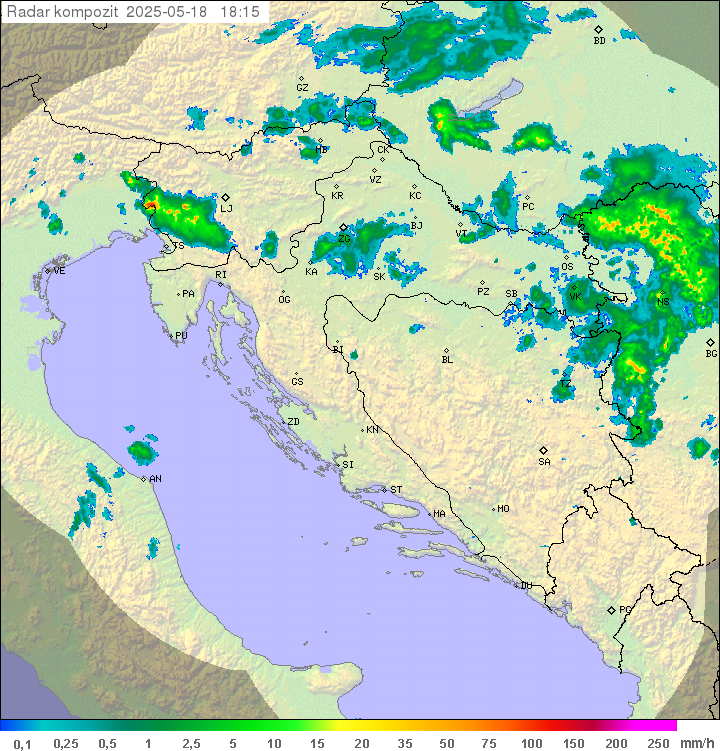 Padavine Hrvaška