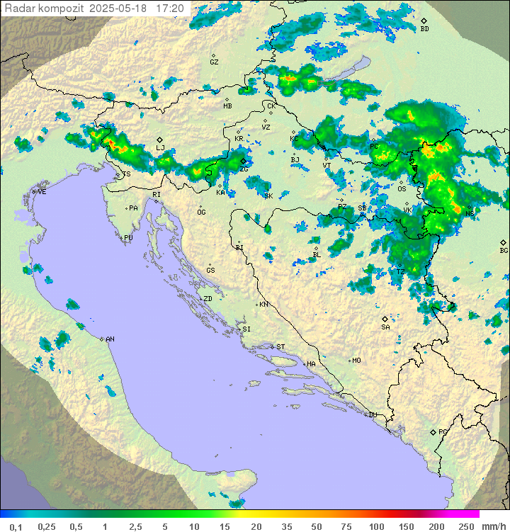 Padavine Hrvaška