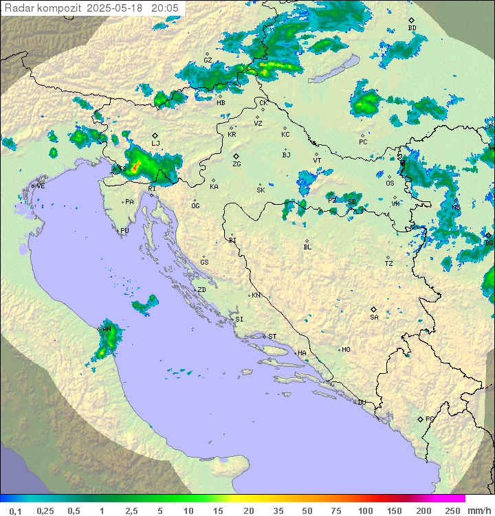 Padavine Hrvaška