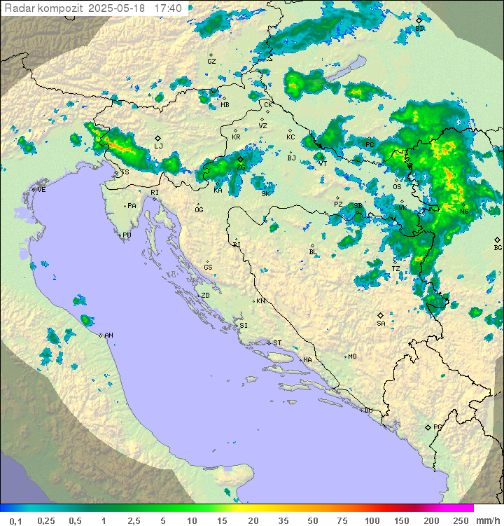 Padavine Hrvaška