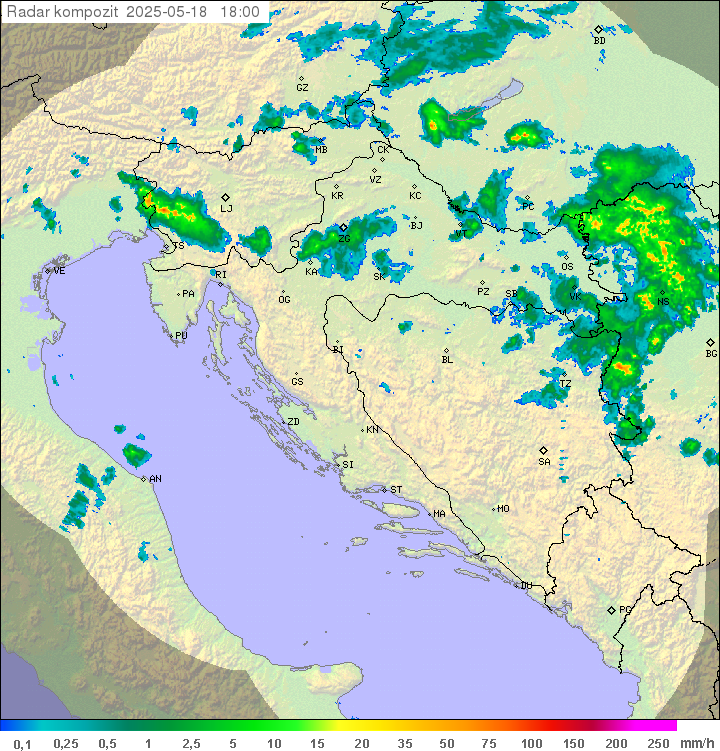 Padavine Hrvaška