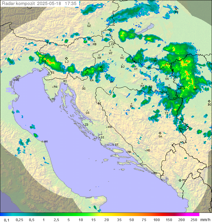 Padavine Hrvaška