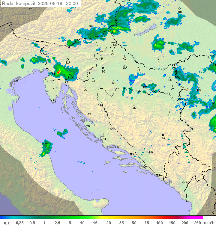 Padavine Hrvaška