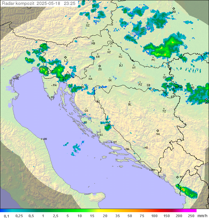 Padavine Hrvaška