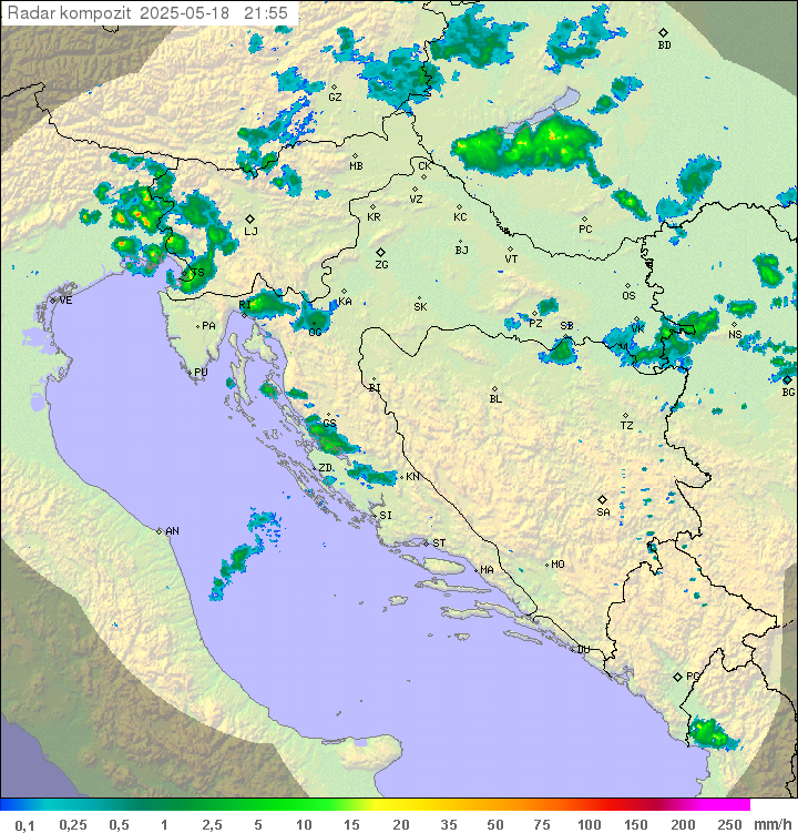 Padavine Hrvaška