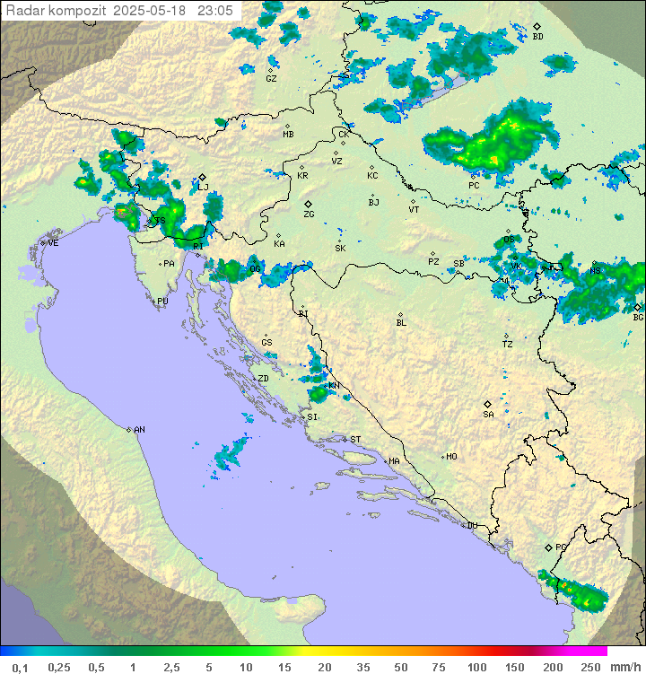 Padavine Hrvaška